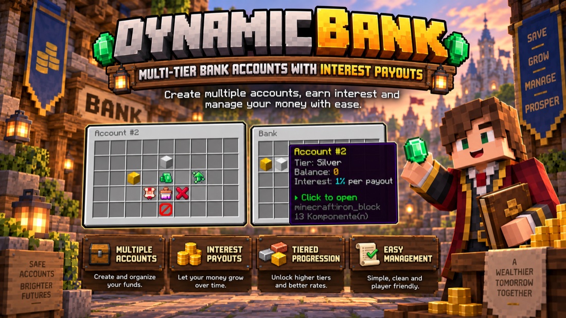 DynamicBank – Minecraft Bank-Plugin