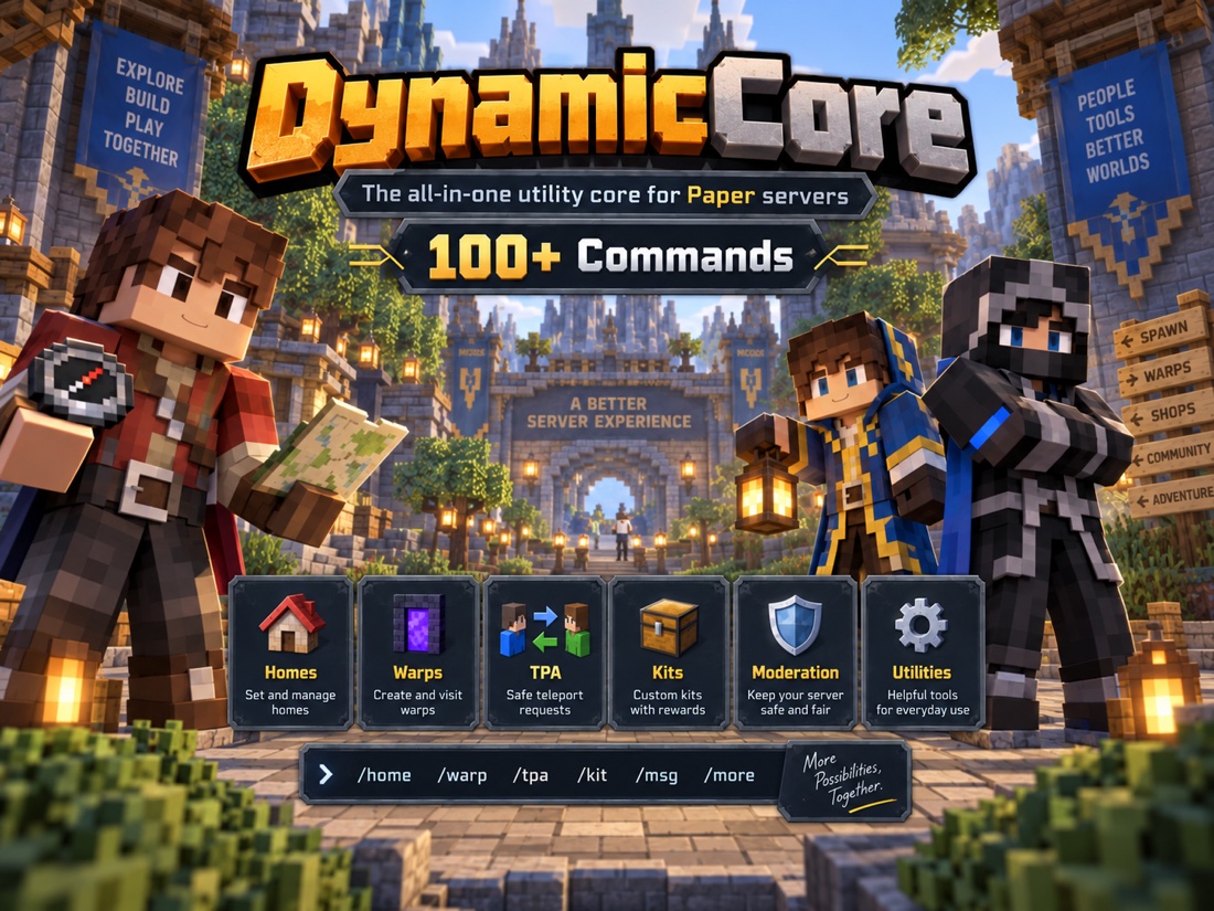 DynamicCore – Minecraft Essentials-Plugin