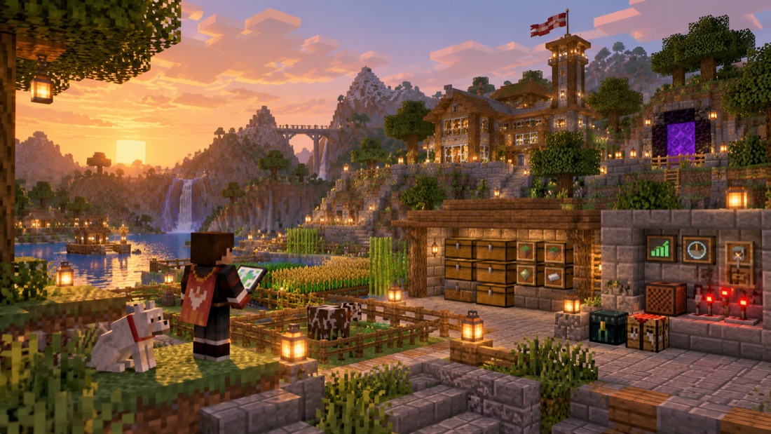 Minecraft-Server Artwork