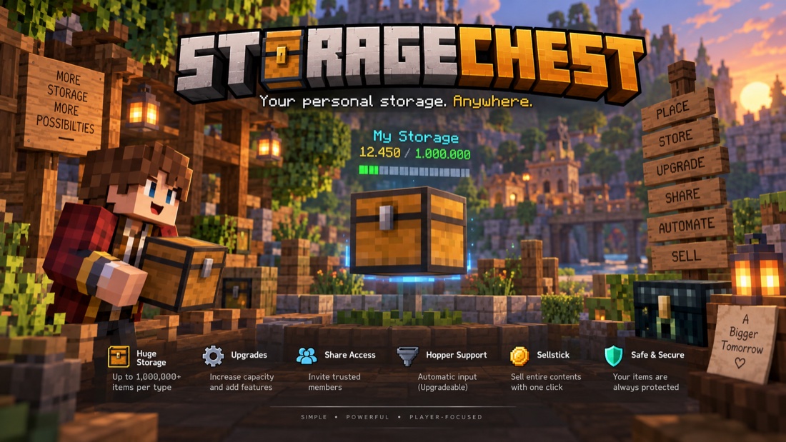 StorageChests – Minecraft Lager-Plugin